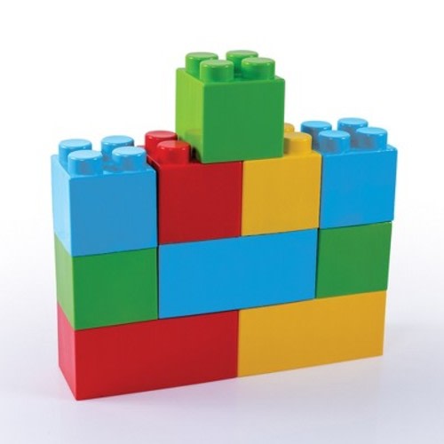 DOLU 24 Piece Giant Building Blocks Set, Stacking Bricks for Kids Age 12+ Months