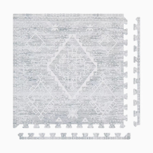 House of Noa Little Nomad Play Mat | Ula - Gray, 4X6