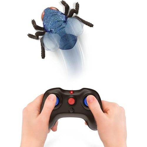 Terra by Battat Remote-Controlled Climbing Fly - RC Blue Bottle Fly Bug Toy