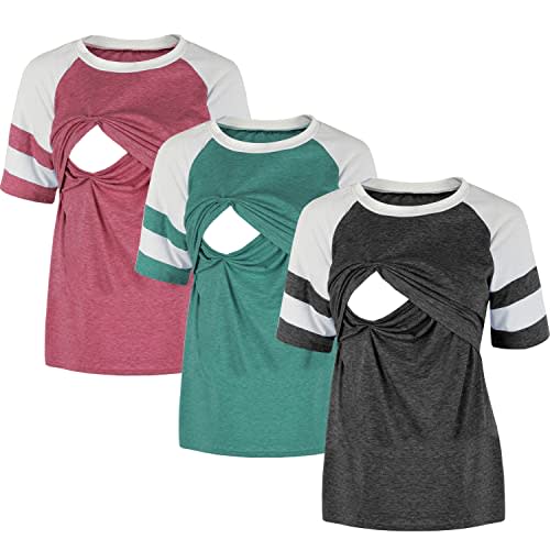 Women's Maternity Nursing Top Breastfeeding Tank Tee Shirt