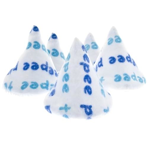 Beba Bean - Pee Pee Teepee for Baby Boy - Reusable & Washable Pee Shield for Diaper Changing - Baby Shower Gifts for Boys - Text Cotton Cloth - Laundry Bag - Set of 5 Covers
