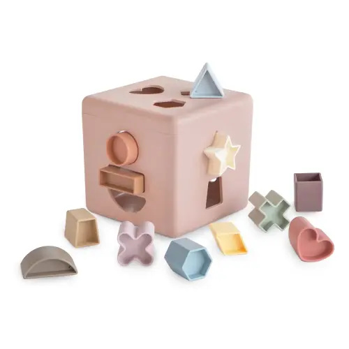 Mushie - Shape box - Pink | Smallable