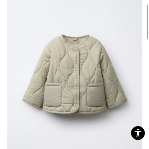 WATER REPELLENT PADDED JACKET - Light khaki | ZARA United States