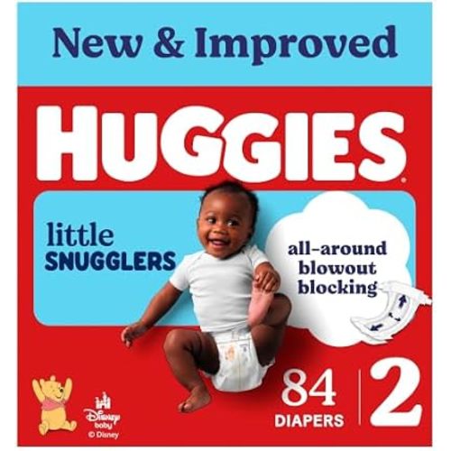 HUGGIES Huggies Little Snugglers Diapers Size 2, 84 Count