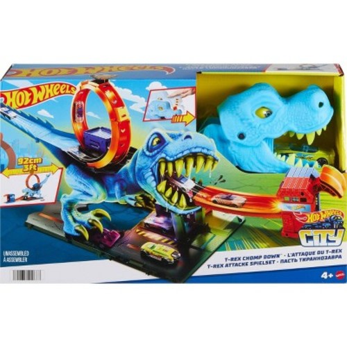 Hot Wheels City T-Rex Chomp Down TVD