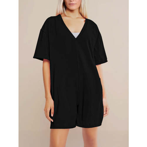 Oversized Tee Romper - Maternity & Postpartum