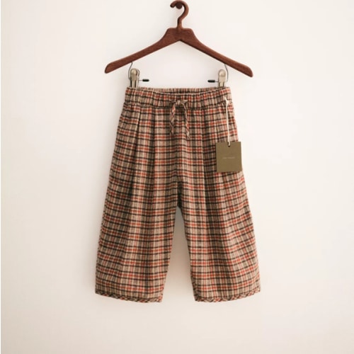 ZARA TIMELESS - PLAID BAGGY PANTS - Brown | ZARA United States