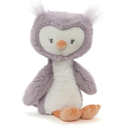 GUND Baby, Lil’ Luvs Collection Quinn Owl Plush Stuffed Animal, Purple and White, 12”