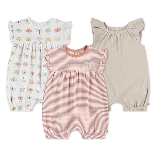 HUGGIES unisex-baby Multi-pack Short Sleeve Romper