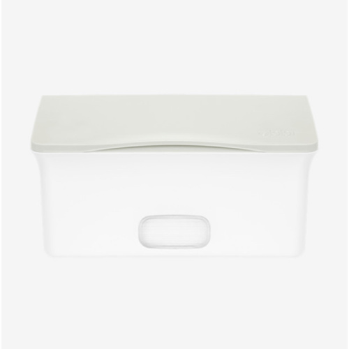 Ubbi Wipes Dispenser - Taupe: Solid Pattern, Plastic Baby Wipes Case