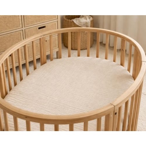 Organic Muslin Fitted Sheet: Cotton Baby Crib Sheets for Maxi Cosi, Stokke, Babybay, Nestig - Etsy