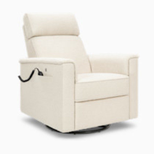 Namesake Willa Deluxe Power Recliner and Swivel Glider - Performance Ivory Boucle