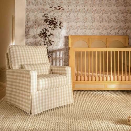 Namesake Crawford Pillowback Comfort Swivel Glider