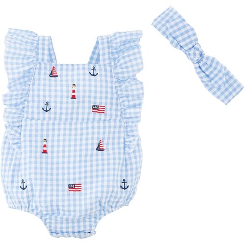 Mud Pie Baby Girls' Schiffli Bubble