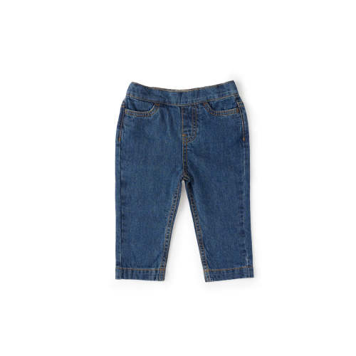 Denim Pull Up Jean - Vintage Wash, 6-12M