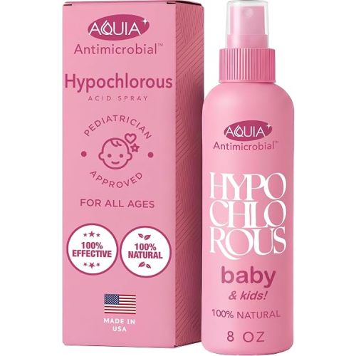 Hypochlorous Acid Spray Baby + Kids; Baby Skin Repair, Hand Cleanser | 8 oz