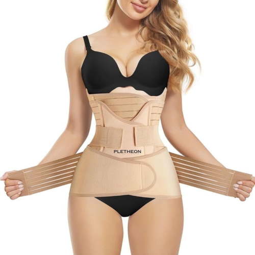 3 in 1 Postpartum Belly Band Post Pregnancy Abdominal Belt for Women After Birth Belly/Waist/Pelvis Wrap Postnatal Shapewear