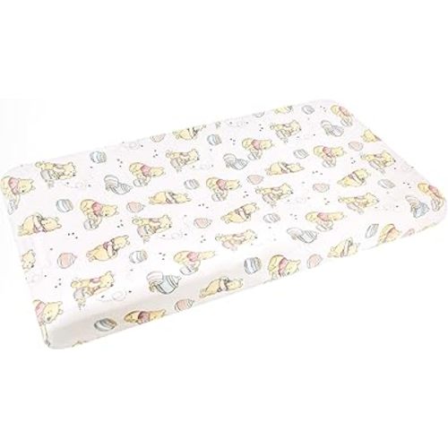 Premium Knit Diaper Changing Pad Cover Hunny by Copper Pearl