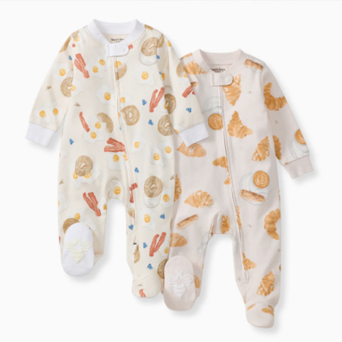 Eggs & Coffee Organic Sleep & Play 2 Pack – Burt's Bees Baby