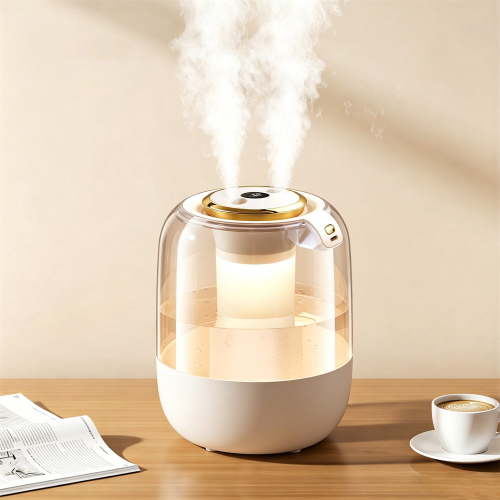 Arsvita 2L Cool Mist Desktop Humidifier, Quiet USB Portable Mist Maker with 3 Speed Modes, Digital Display Night Light Auto off for Bedroom Office Car Plants