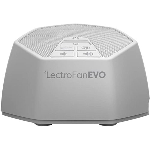 LectroFan Evo White Noise Sound Machine with 22 Unique Non-Looping Fan & White Noise Sounds & Sleep Timer, 1 Count
