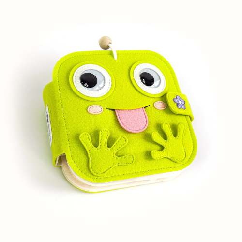 SILLY FROG MNB1 Handmade Felt Interactive Quiet Books – TinyBusy