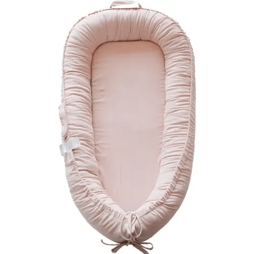 Infant Lounger, Baby Nest Cover for Baby Girls & Boys, Newborn Essentials for Baby 0-18+ Months, 100% Cotton Breathable (Mistyrose, Corduroy)