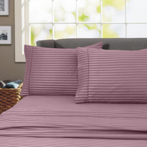 Home Sweet Home Dreams Hotel London 600 Thread Count Striped 100% Cotton Sheet Set & Reviews | Wayfair
