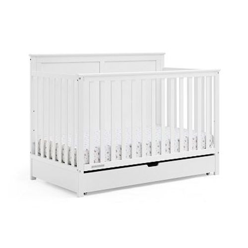 Delta Children Logan 6-in-1 Convertible Crib with Under Drawer