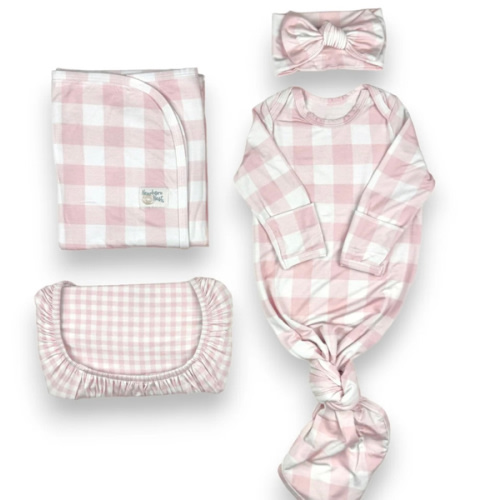 Sunday Picnic, Pink Blush - Bamboo Newborn Nest – A Newborn Nest