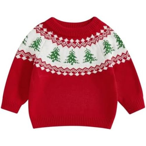 Toddler Boy Girl 4th of July Outfit American Flag Print Long Sleeve Crewneck Knit Sweater Kids Patriotic Clothes