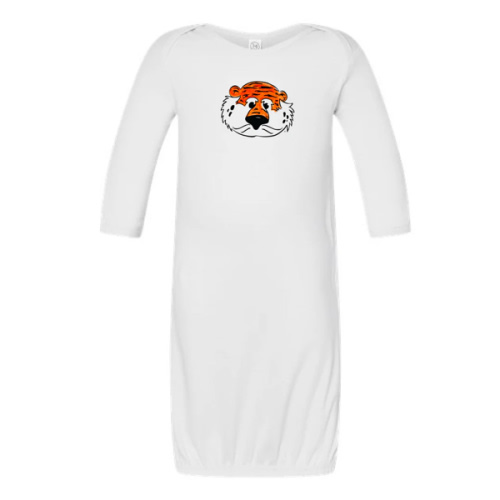 The Aubie Head | Baby White Layette – Scarlet & Gold
