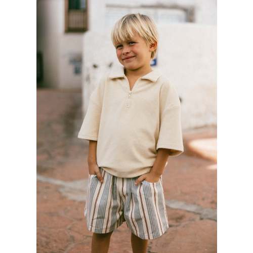 Retro Twill Shorts- Harbor Stripe – Fostered Collection