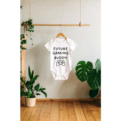 Future Gaming Buddy Onesie® Or Shirt - 100% Cotton Baby Outfit