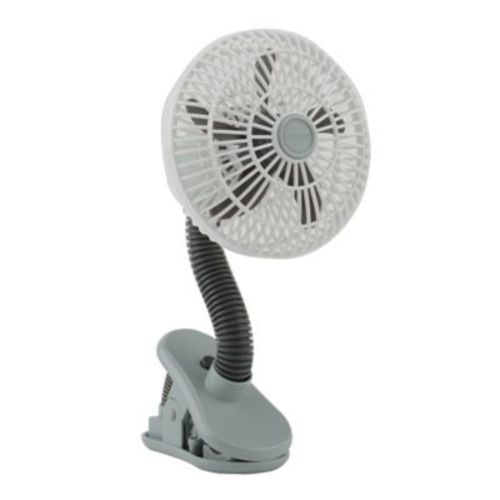 O2COOL® 4-Inch Portable Stroller Clip Fan in Grey - GRAY - 4"