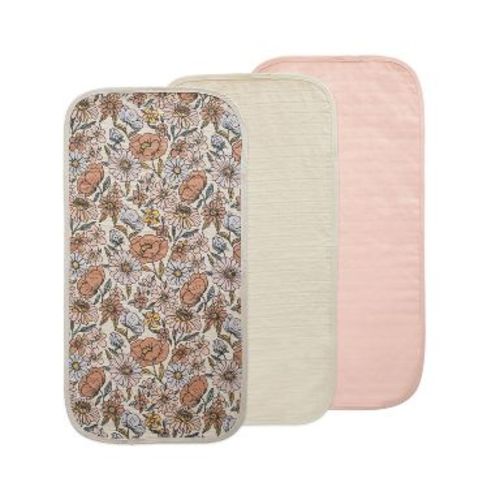 Changing Pad Liners Retro Flowers Combo One Size