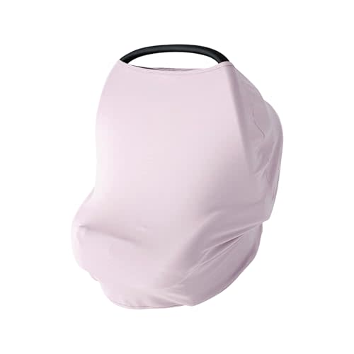 PurComfy Baby Car Seat Cover, Supersoft Bamboo Viscose Carseat Cover for Infant Boys & Girls, Breathable Multi-Use Breastfeeding Covers, Canopy for Carrier, Stroller, Shopping Cart & High Chair