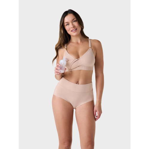 Ingrid & Isabel For Every Belly Women's Maternity Seamless Nursing and Pumping Bra, Sizes S-4XL