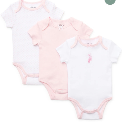 Prima Ballerina 3-Pack Bodysuits
