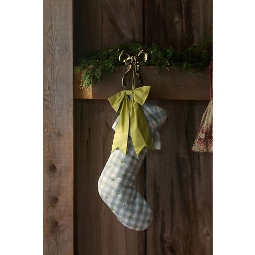 Gingham Bow Stocking