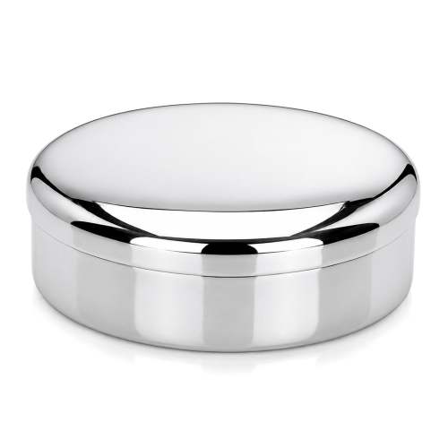 Krysaliis Sterling Silver Round Keepsake Box