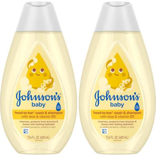 Johnson's Baby Head-to-Toe Wash & Shampoo Aloe & Vitamin B5 13.6 fl oz – Absolutely Cutely