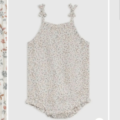 Organic Floral Muslin Romper for Babies | 100% Cotton