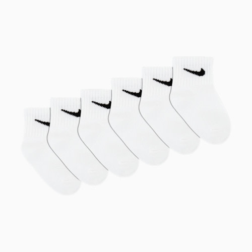 Swoosh Ankle Socks (6 Pack) - White