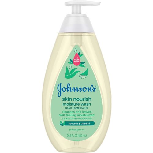Johnson's Baby Skin Nourishing Moisture Baby Body Wash, 20.3 fl oz