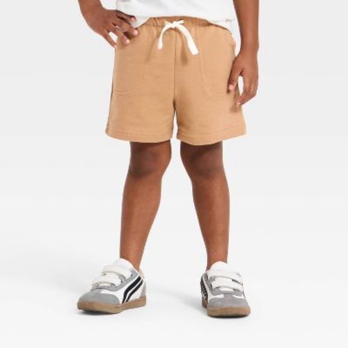 Toddler Boys' Pull-On Knit Shorts - Cat & Jack™ Beige 3T