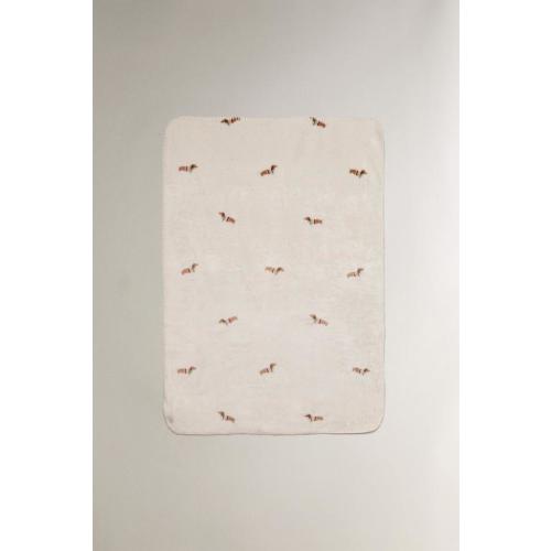 CHILDREN'S FLEECE BLANKET DACHSHUND DOG