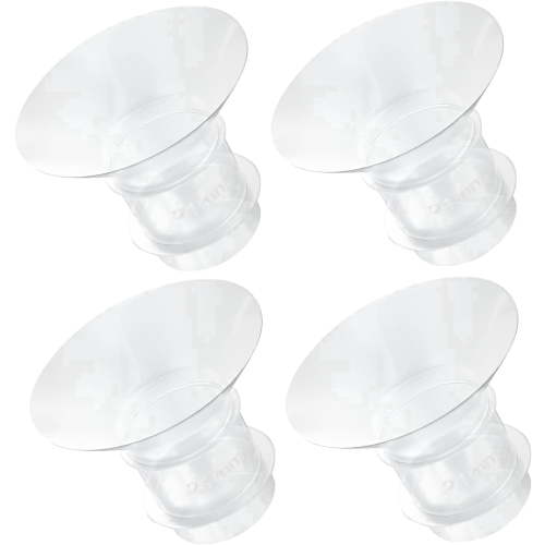 Breast Pump Flange Inserts 4 Pack, 24mm, Compatible with Medela, Spectra, Willow and Momcozy S12 Pro, S9 Pro, S9, S12 Wearable Pumps