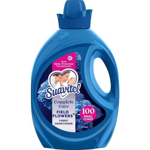 Suavitel Complete Liquid Fabric Softener, Field Flowers Scent, 100 fl oz