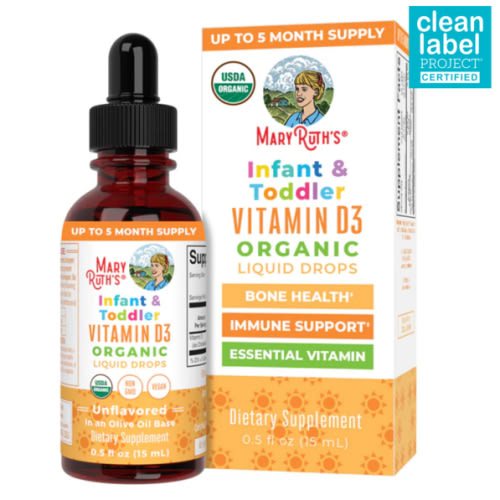 Infant & Toddler Vitamin D3 Organic Liquid Drops